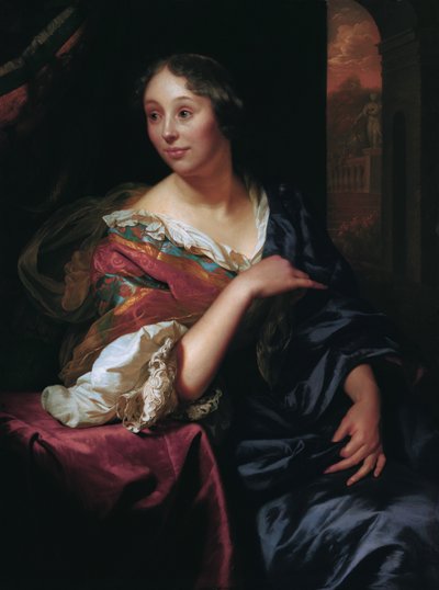 フランソワーズ・ファン・ディーメン 作： Godfried Schalcken